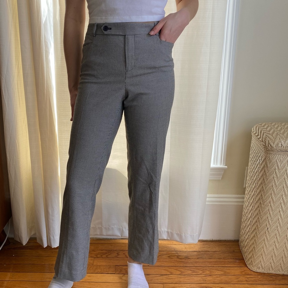 Gingham trousers